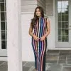 Striped Knit Midi Dress- Multicolored 1 Striped Knit Midi Dress- Multicolored -thesethreeboutique Sales Shop 6G9A2613