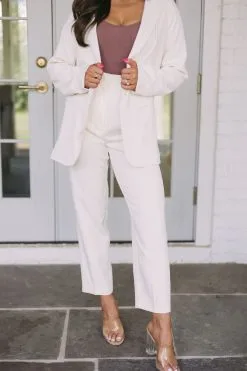 Savannah Dress Pants-Cream -thesethreeboutique Sales Shop 6G9A6988