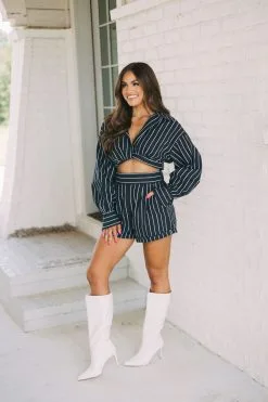 Weston Striped Shorts Set -thesethreeboutique Sales Shop 6G9A7037