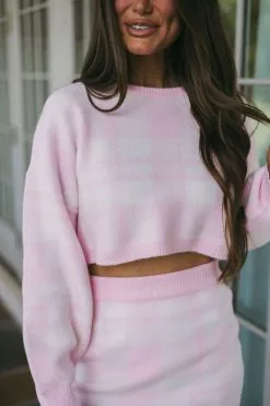 Kirstin Plaid Skirt Set -thesethreeboutique Sales Shop 6G9A7060