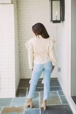 Busted Knee Straight Jeans -thesethreeboutique Sales Shop 6G9A7589