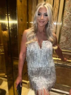 Sequin Fringe Mini Dress-Nude/Silver -thesethreeboutique Sales Shop 7C0EF96D F375 47FB 84E4 244508178063