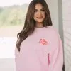 Space Cowgirl Sweatshirt- Pink