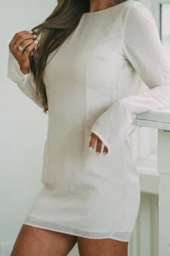 Rhinestone Cowl Back Dress- Champagne -thesethreeboutique Sales Shop DSC 0194 d6f25cef ee78 411d b948 36aed7c9f20a