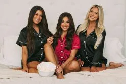 Satin Shorts Pajama Set- Black -thesethreeboutique Sales Shop DSC 1061 4cc8fa24 80ad 4e67 921e 2cd7edb98e24