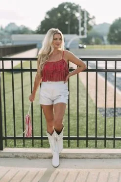 Rhinestone Fringe Top- Red 15 Rhinestone Fringe Top- Red -thesethreeboutique Sales Shop DSC 1743 1dc24ac4 7003 4644 a720 5b1688159401