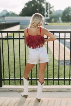 Rhinestone Fringe Top- Red 25 Rhinestone Fringe Top- Red -thesethreeboutique Sales Shop DSC 1758 f9c0c19a 09aa 4837 93ee 0399fab03216