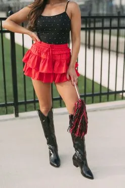 Gameday Ruffle Tiered Skort-Red -thesethreeboutique Sales Shop DSC 1778 19e39cae b894 4829 ba3e 3609a4dd6527