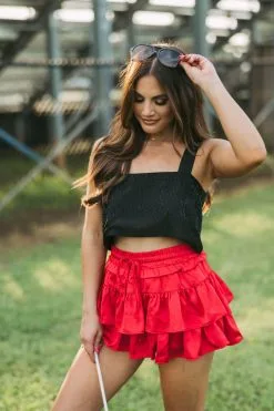 Rhinestone Open Back Top- Black -thesethreeboutique Sales Shop DSC 1832 1e30d54d e1a9 48cf a16b 52b81f42fea7