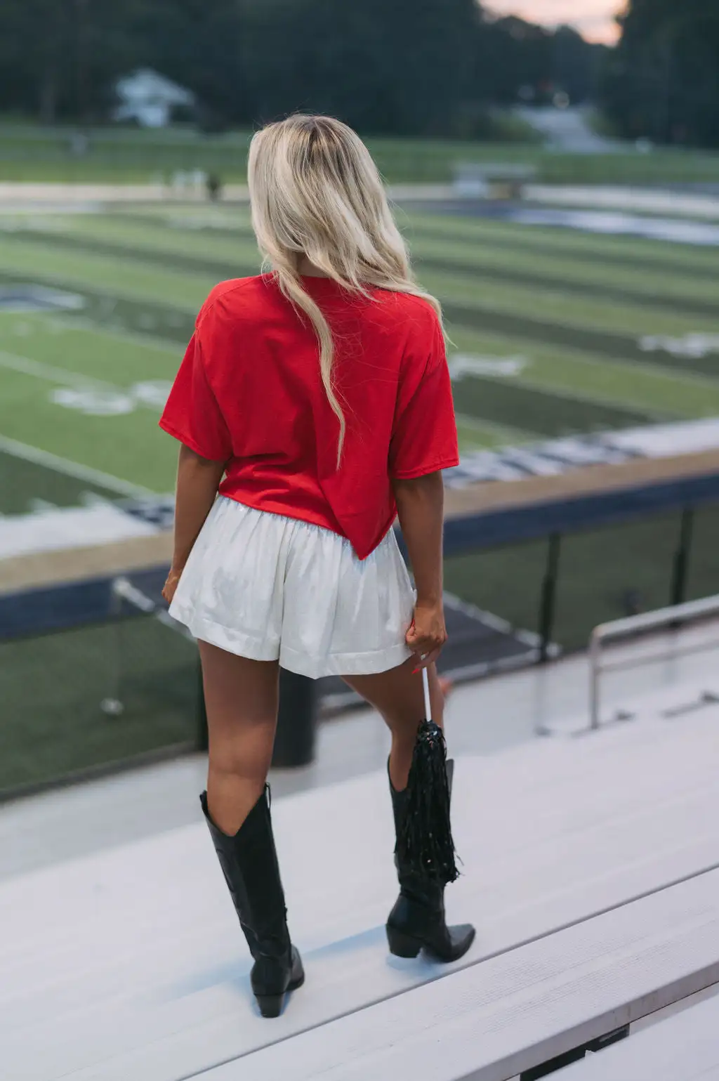 High Waisted Smocked Shorts- Silver Champagne 11 High Waisted Smocked Shorts- Silver Champagne - Image 9