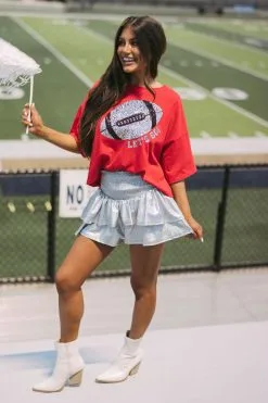 Football Sequin Tee- Red -thesethreeboutique Sales Shop DSC 2003 9a74d645 3114 45bb b5a0 ddf1b86685b6