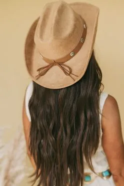 Eleanor Cowgirl Hat-Taupe
