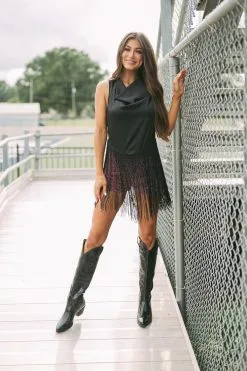 Rodeo Babe Fringe Top- Black -thesethreeboutique Sales Shop DSC 2943 70decf6c a8e0 447a 95a1 8c1706a7e042
