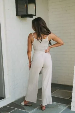 Brushed Drawstring Pants-Mocha -thesethreeboutique Sales Shop DSC 3374 b58b3d02 7f12 4833 9704 90666609e7d6