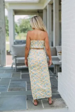 Handkerchief Floral Top- Blue/Yellow -thesethreeboutique Sales Shop DSC 3487 45af3af7 34fb 45f1 8ecb 717f13e60b21