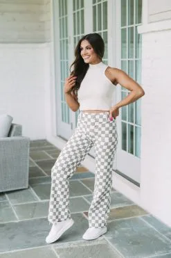Checkered Print Pants -thesethreeboutique Sales Shop DSC 3572 55520c3b 1586 492d 9bb5 5eff8a81e186