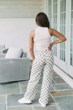 Checkered Print Pants -thesethreeboutique Sales Shop DSC 3575 cf3eec29 112b 481b 92f2 677e43f13e85