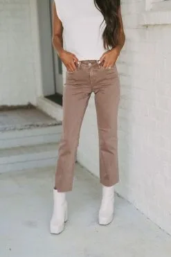 Mid-Rise Cropped Jeans- Vintage Brown -thesethreeboutique Sales Shop DSC 3579 a9a61d62 9464 4d9f a4e1 d7428e159576