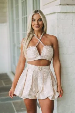 Jewel Accented Shorts Set -thesethreeboutique Sales Shop DSC 3764 0938aa74 c6eb 44e6 94a8 e241506f4d6e