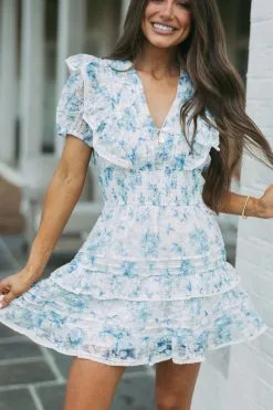 Addy Floral Dress-Blue 11 Addy Floral Dress-Blue -thesethreeboutique Sales Shop DSC 3844 e642f183 b703 4cdc b3c7 9827f3fa91c5