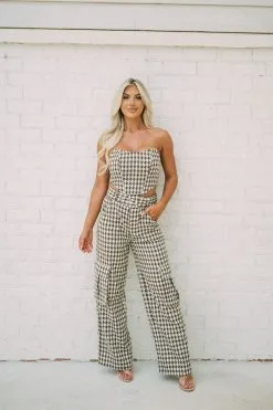 Tweed Pants Set- Houndstooth -thesethreeboutique Sales Shop DSC 4665 818975f7 2446 435b 8fe1 8e8b8697a51f