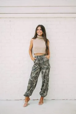 Camo Cargo Pants- Green -thesethreeboutique Sales Shop DSC 4675 77533259 5418 469a 93c0 f7b073bcc69d