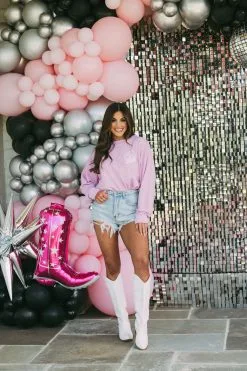 Dolly Vibes Pullover- Pink -thesethreeboutique Sales Shop DSC 4936