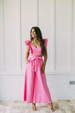 Azura Pants Set- Pink