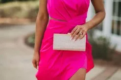 Rhinestone Clutch- Iridescent