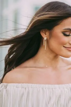 Horace Diamond Fringe Earrings