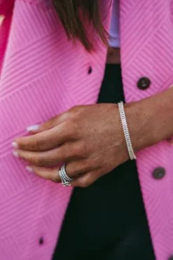 Baguette Bangle-Gold