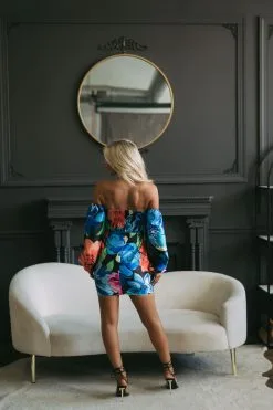 Vibrant OTS Floral Dress -thesethreeboutique Sales Shop DSC 7459 920a105a 7429 417b a7bf 75d618c4639a