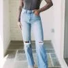 Anniston Raw Edge Jeans -thesethreeboutique Sales Shop DSC 7904 6488c479 7b02 46b5 953f 4585e286d528