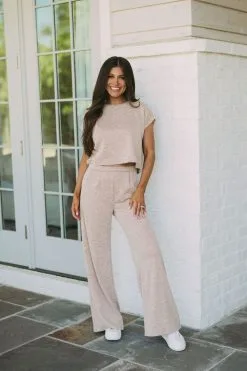 Hadley Ribbed Pants-Brown -thesethreeboutique Sales Shop DSC 8592 33f6581f eebc 45b7 b56a 11db828fc9ba