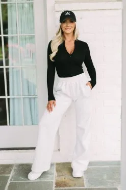 Quarter Zip Ribbed Top-Black -thesethreeboutique Sales Shop DSC 8684 13259c6a edb2 46ed 9d5e 49114875472e