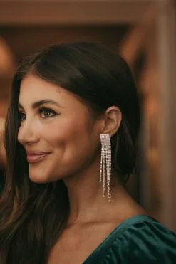 Angelica Gold Fringe Earring