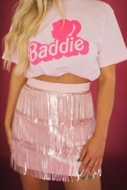 Margo Sequin Fringe Skirt -thesethreeboutique Sales Shop DSC 9142 e5593af1 ee6b 4635 8f95 50882bf35f9b