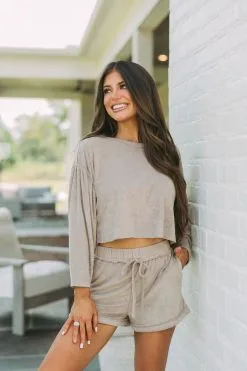 Ally French Terry Shorts Set-Mocha -thesethreeboutique Sales Shop DSC 9463 86c0f1b9 6360 4f2f 8a21 767d0ca33bf2