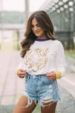 Sequin Tiger Graphic Sweater -thesethreeboutique Sales Shop DSC 9507 da647d92 c18b 43a2 8988 3086967e24d4