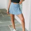 Samantha Active Skort-Denim