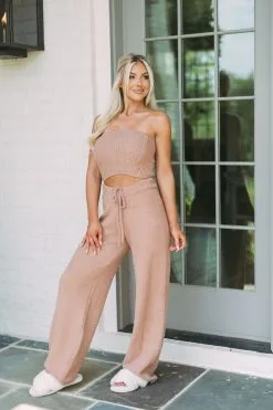 Soft Knitted Tube Top & Pants Set-Mocha -thesethreeboutique Sales Shop DSC 9940 ce826c28 178d 4e35 bcb2 928c4b8dbf3a