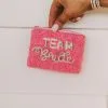 Team Bride Pink Coin Pouch