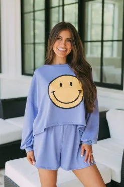 Smiley Lounge Set- Royal Blue -thesethreeboutique Sales Shop image 669be354 8752 4a50 890c e5c7121acb4b 1